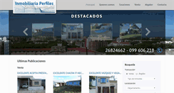 Desktop Screenshot of inmobiliariaperfiles.com